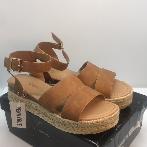 PENN Y SUE West Sandal Wedge Size 9 - Picture 3 of 16